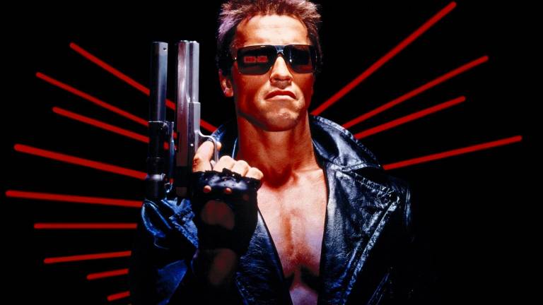 Arnold Schwarzenegger in The Terminator Poster