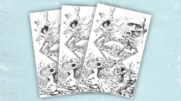 Original DC comic art.