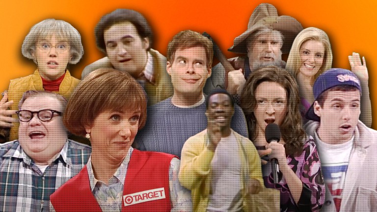 A mosaic of the best SNL cast members ever.