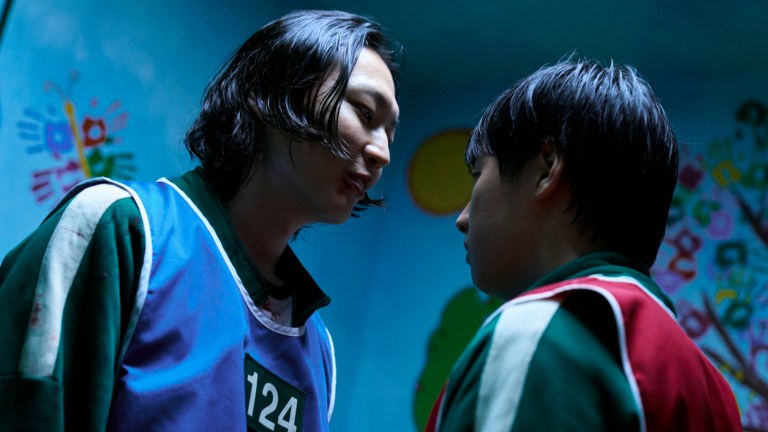 Roh Jae-won as Nam-gyu, Lee David as Min-su in Squid Game S3