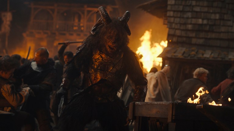 A trolloc soldier in The Wheel of Time season 3